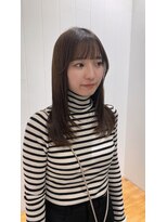 ビューバイネオリーブ 用賀店(Beau'r by neolive)&nbsp;くびれヘア縮毛矯正アプリコットオレンジ夏ハイライト《用賀》