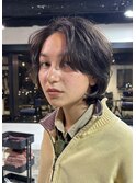 センターパートショート