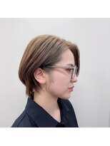 シャルムパリス(charme paris)&nbsp;ショートボブ　艶カラー　透明感