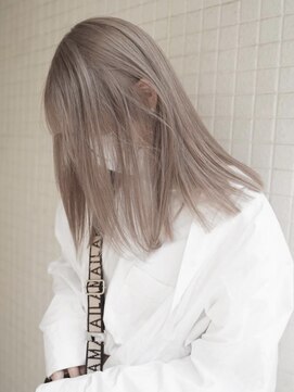 ラッドルーム(LAD ROOM.) ミルクティーベージュ/グレージュ/ケアブリーチ/切りっぱなし