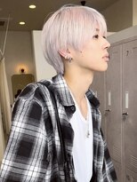 アース コアフュールボーテ 諏訪店(EARTH coiffure beaute)&nbsp;ホワイトカラー_ダブルカラー_ケアブリーチ_メンズハイトーン