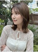 レイヤーボブ/髪質改善/透明感カラー/kchiara福岡新名敬子