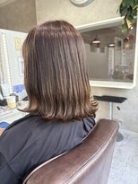 ハナビ(hanabi)&nbsp;30代/髪質改善カラー/楽チンフリップスタイル