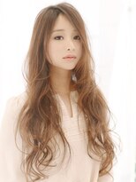 ハナブサ 田上店(HANABUSA)&nbsp;ラフスタイルウェーブ　透明感のあるカラー