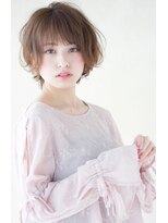 マリアバイアフロート(Maria by AFLOAT)&nbsp;【添田】毛先パーマで耳かけスリークボブ小顔にフォギーベージュ