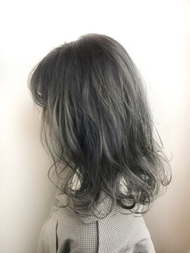 オアシス ガーデン 蒲田店(Oasis GaRDEN) ハイライト×ネイビーグレー