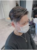 外国人風☆メンズフェードオールバック