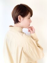 ネイヴィル オモテサンドウ(navile omotesando)&nbsp;【yuka】ベージュブラウン×ナチュラルショート