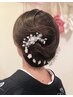 【着付】訪問着・留袖着付け+ヘアセット*15:00~20:30 　【所要時間90分】