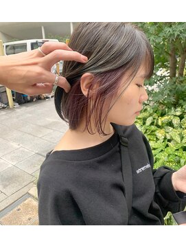 スタジオ ノル(studio noll) [新宿 studio noll.佐田]インナーカラーラベンダー_20100２