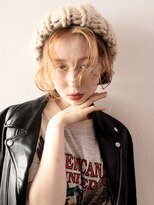 アイティー バイ アルバム 浦和店(IT by ALBUM) ニット帽アレンジ_ハイライトカラーオリーブカラー_57259