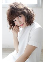 ロロネー 森ノ宮キューズモール(Lolonois)&nbsp;【Lolonois森ノ宮】無造作ウェーブ×ボブディ（藤岡尚希）