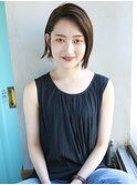 天神【BIRTH】ミニボブミルクティーブラウン束感ショート10
