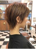 ボブウルフミニウルフショートウルフボブ小顔カット