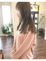 レジスタヘアーワークス (REGISTA hair works) 重めlong hair×ラベンダーグレージュ