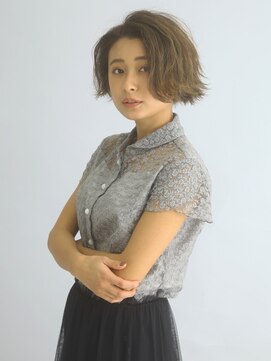ヘアーサロン ソシエ 二子玉川店 透明感ショートボブ/外ハネボブ[二子玉川/二子玉川駅]