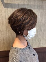 トップヘアー 総社ハル店(TOP HAIR) 前下がり大人ボブ1