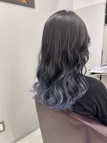 ジゼル 博多筑紫口店(GiseL)&nbsp;シルバーグレーグラデーション