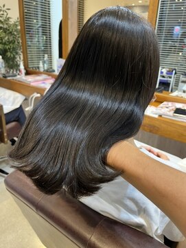 ラ メール ヘア デザイン(La mer HAIR DESIGN) ブルーブラック/艶カラー