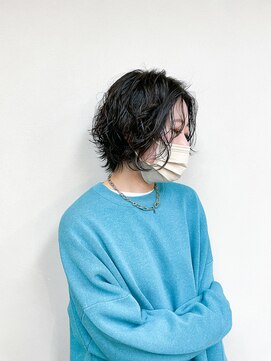 トップヘアー 玉島店(TOP HAIR) 《TOPHAIR 玉島店/ ベリー》ショートマッシュウルフ×パーマ
