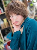 フレンチカジュアルくせ毛風ボブパーマh2戸田公園20代30代40代