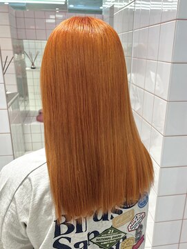 ロンドルーチェ 心斎橋(Lond luce) ダークアッシュ/ミディアムレイヤーカット［髪質改善/縮毛矯正］