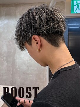 ルースト 渋谷店(ROOST) ツイストスパイラル×ホワイトハイライト