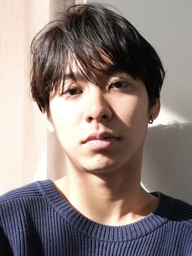 ノイ(noi) センターパートニュアンスパーマスパイラルパーマメンズパーマ