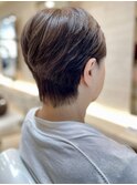 本八幡×ショートボブ×オージュア×小顔カット