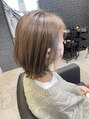 アグ ヘアー ブライト 沼津店(Agu hair bright)&nbsp;インナーカラーにマットなカラー外ハネスタイルで可愛い仕上がり