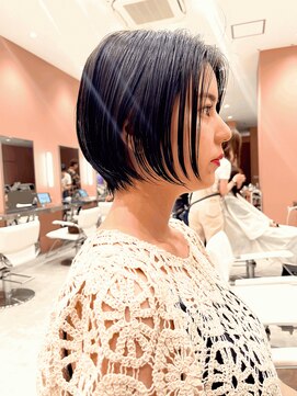 ケンジ 横浜(KENJE) ショートボブ/グレージュ