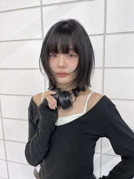 ロンドローズ 名古屋(Lond damaskRose) ブリーチ 学割 オリーブベージュ レイヤーカット リタッチ 351