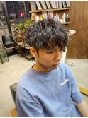 【山本智文】V字マッシュツイストスパイラルパーマ