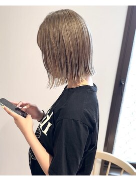 ヨーク(YOKE) 【YOKE】ミルクティーベージュヘーゼルベージュ縮毛矯正髪質改善