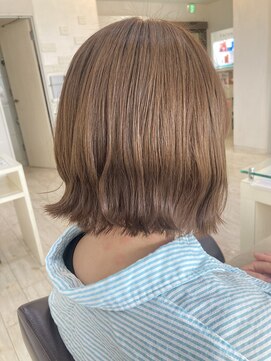 フェイバリットビューティシャルム(Favorite Beauty Charme) 秋冬にオススメ♪切りっぱなしボブスタイル×マロングレージュ