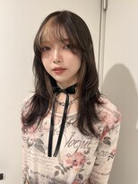 ペレ 梅田(PELE) 前髪/アンブレラカラー/こなれミディ/イメチェン/ウェーブパーマ