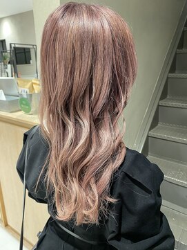 フェンヘアーアイス 中目黒(Fen.hair ici) 透明感抜群♪ダブルカラーブリーチハイトーンピンクブラウン