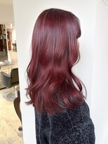 ヘアーアイストゥーレ(HAIR ICI TRE)&nbsp;ブリーチなし暖色カラー ピンクカラー