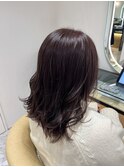 ワンカラーでラベンダーカラー