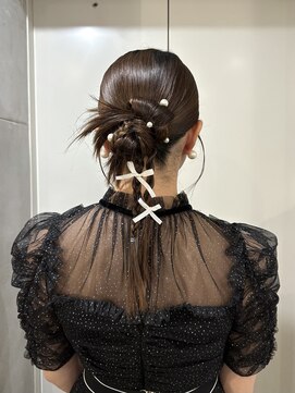 デューヘアー(due hair) ヘアセット/ヘアアレンジ/結婚式お呼ばれヘア