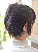 大人キレイな耳かけショート/40代/50代/Sui hair design