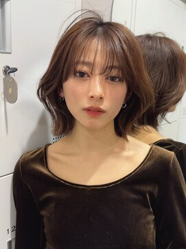 ロンドソレイユ 池袋(Lond soleil) マロンベージュ/ボブ/顔周り/小顔/レイヤー/髪質改善/縮毛/池袋