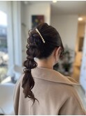 【ヘアアレンジ】人気のアップスタイル！ポコポコアレンジ
