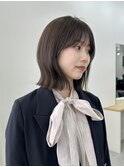 【ami】ミディアム/切りっぱなしボブ/暗髪/四条/河原町