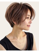 コト 銀座(Coto)&nbsp;ミディアムヘア/斜めバング/グレージュカラー/銀座