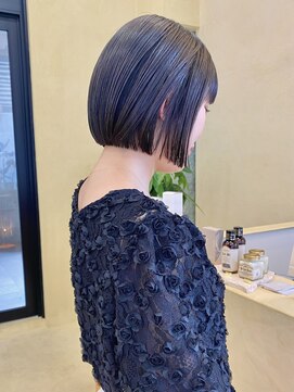 スニュウ(snuw) (snuw_hotaru)レイヤーボブマロンベージュラベンダーミルクティ