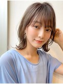 ●大人可愛い30代40代50代小顔マッシュショートボブウルフカット