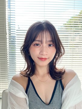 タストウキョウ 表参道(tas TOKYO) くびれ外ハネミディ似合わせ顔周りカット顔まわりレイヤーカット