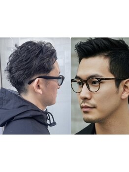 【曳舟★メンズ特化】特殊パーマもお任せ！計算しつくされたカットとパーマの絶妙なバランスが人気。