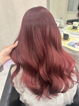 ミニョン(mignon) 韓国/ダブルカラー/ブリーチ/ピンク/学割U24/新越谷/南越谷/草加